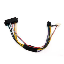 2X ATX PSU Power Supply Cable 24P to 6P Male  6P Connector for  ProDesk 600 G1 600G1 Mainboard Conversion Wire