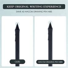 40PCS Replacement Standard Pen Nibs Black Replacement Refill Pen Nibs Compatible with Bamboo CTL471 CTL671 CTL672 CTH480