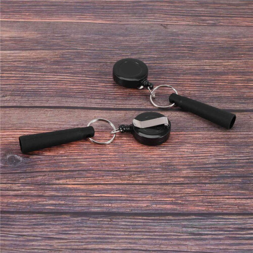 16Pcs Elastic Silicone Retractable Pencil Holder, Duty Retractable Pull Pen for Woodwork, Retractable Keychain Pen Case 1