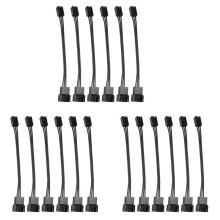 18 StüCk 4Pin PWM auf 3Pin Standard KüHlung LüFter Adapter Kabel