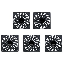 5X Mute 120Mm 12Cm PWM Koelventilator Slanke 12Mm, Nieuwe 120X120X12Mm  12V 0.25A 1400RPM Computer PC Case Chassis Koeler Rustig