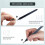 40PCS Replacement Standard Pen Nibs Black Replacement Refill Pen Nibs Compatible with Bamboo CTL471 CTL671 CTL672 CTH480 2