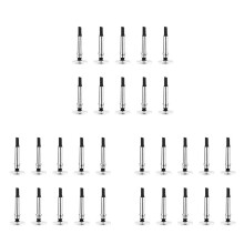 30PCS Universal Stylus Pen Transparent Disc Capacitive Screen Touch Pen Replacement Tip Drawing Writing Nib Pencil
