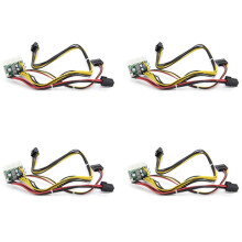 4X PCI-E 6PIN Input 12V 300W -ATX-300W 24Pin ATX PSU Power Supply Module