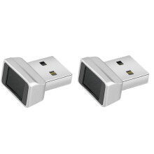 2X USB Fingerprint Reader for Windows Security Key Biometric Fingerprint Scanner Sensor Module for Instant Contact Easy