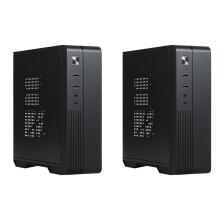 2X MX02  ITX Computer Case HTPC Host Chassis USB2.0 ITX Enclosure Chassis di Controllo Industriale per Ufficio