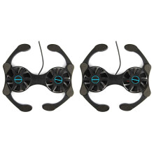 2X Laptop Cooling Base, Laptop Pc Support - Easy to Carry,Compatible for 10-15.6Inch with 2 Silent Fans and USB Port