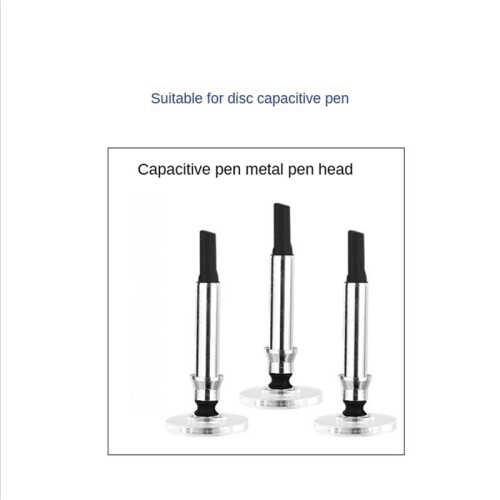 10PCS Universal Stylus Pen Transparent Disc Capacitive Screen Touch Pen Replacement Tip Drawing Writing Nib Pencil 2