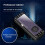 4X M2 SSD Heatsink Cooler Temperature OLED Digital Display M.2 2280 NVME SSD Solid State Hard Disk Radiator Heat Black 3