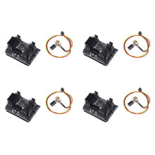 4X 3 Pin 4 Pin Fan Adapter PWM PC Chassis Cooling Fan Hub Governor 8 Way Splitter 12V Speed Controller with 6Pin Port