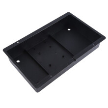 2X DIY Arcade Joystick Ersatz Acryl Panel GehäUse Griff Arcade Game Kit Robuste Konstruktion Einfach zu Installieren Schwarz