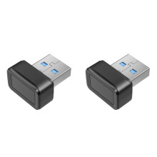 2X USB Fingerprint Key Reader FIDO U2F Speedy Matching Security Key Windows Hello Anti-Spoofing  Fingerprint Reader