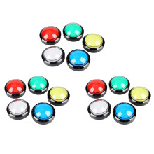 15X Arcade Buttons 60mm Dome Pulsante LED da 2,36 Pollici con Micro-Interruttore per Console per Videogiochi Arcade Machine