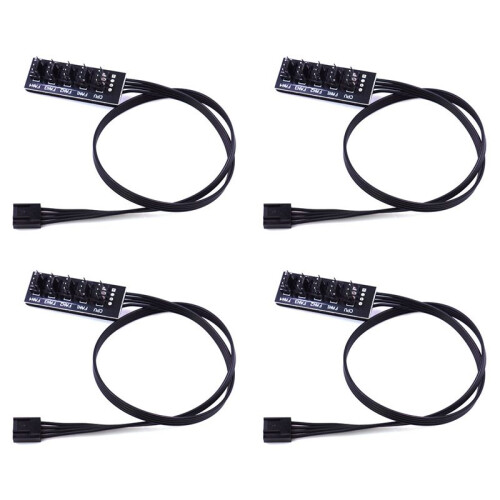 4pz 40 cm da 1 un 5 4 Pin  TX4 PWM Fan CPU HUB Splitter PC Case Chasis Cooler Prolunga Controller Controller