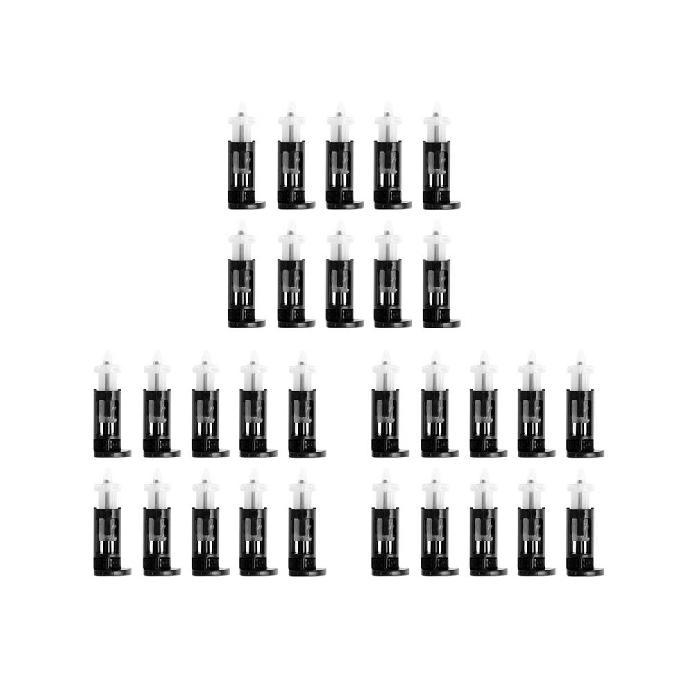 30Pcs Plastic Mounting Clip For 4 Way Cpu Coolers 1155 775 Cpu Heatsink Mount Pin Push Screw Cooler Fan Fastener 4711462212516