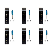 6X M.2 NVMe M Key Protection PCB Board Converter PCIe 4.0 Solid State Drive Protector Adapter Ondersteuning 2230 Tot 2280