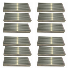 12 Pcs Aluminium Power Amplifier Heatsink Heat Sink 100X40X11mm