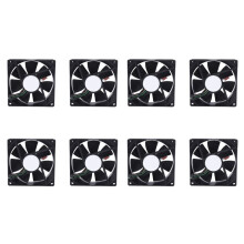 8pz 90x90x25MM Ventole di Raffreddamento A Cpu per Computer  12V 0,60 A