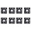 8st 90 X 90 X 25MM  12V 0,60A 4-Pins Computer CPU-Koelventilatoren 1