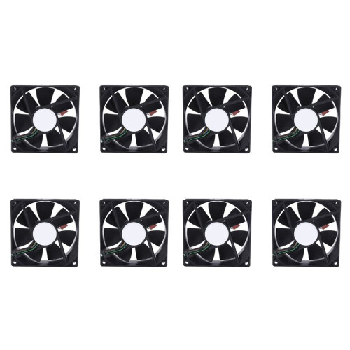 8Stück 90x90x25mm  12V 0,60 A 4-Pin-Computer-CPU-LÜFter