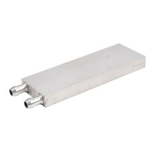 4X Aluminiumlegierung CPU Kühler 40x120mm Wasserkühlblock Flüssigkeit Wasserkühler Kühler für PC Laptop