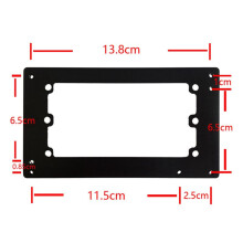 4X Power Supply Baffle SFX to ATX Power Supply Adapter SFX to ATX PSU Converter Conversion Frame with 16 Screws, Black