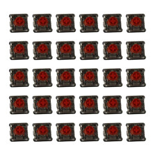 30Pcs Low-Profile V2 Axis Accessories Silent Gaming Mechanical Keyboard Switches for 1353 Hitbox Red Axis