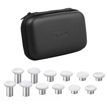 RALAN 3D Analog Stick Game Buttons per PS4 per PS5 per One Gamepad Controller Thumbstick Sostituzione Cap Accessori per Giochi Bianca