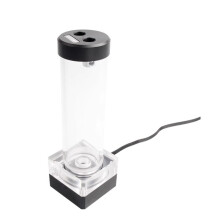 FREEZEMOD Kit de Réservoir de Pompe de Refroidissement à Eau 12 V  550 L/H - Filetage G1/4, Dissipation Thermique Efficace pour des Performances de