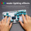 MustFun Hitbox Controller  Leverless Arcade Stick Controller for PC/PS3/PS4/ and Fightstick Arcade Games White 9