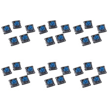 30Pcs Low-Profile V2 Axis Accessories Silent Gaming Mechanical Keyboard Switches for 1353 Hitbox Green Axis