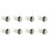 8Pcs Push Button 28mm Nut for  American Arcade Game Machine Joystick Zero Delay Controller Parts Machine Diy D 1