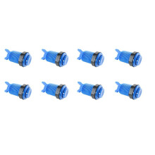 8Pcs Push Button 28mm Nut for  American Arcade Game Machine Joystick Zero Delay Controller Parts Machine Diy C