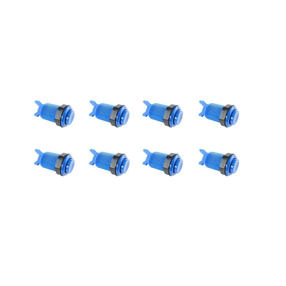 Photos - Console Accessory 8Pcs Push Button 28mm Nut for American Arcade Game Machine Joystick Zero Delay Controller Parts Machine Diy C