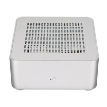 Aluminum Chassis Small Desktop Computer Case PSU HTPC -ITX PC Case 2 USB 3.0