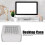 Aluminium Behuizing Kleine Desktopcomputerbehuizing PSU HTPC -ITX PC-Behuizing 2 USB 3.0-Poorten 4