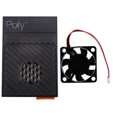 Para Raspberry Pi 5 Estuche con Ventilador de Refrigeración Protección Mejorada Diseño Duradero Fácil Montaje Ajuste Perfecto Negro