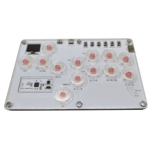 SKY2040PLUS 13-Key Arcade Game Controller Hitbox Street Fighter Controller Rodless Game Combat Stick Mechanical Button A