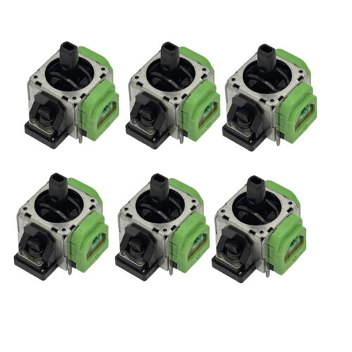 6PCS for PS5 Hall Electromagnetic Joystick High-Precision Adjustable Electromagnetic IC Hall Thumbstick 3D Analog Stick