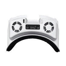 IPLAY Face Cover Ventilador de Resfriamento Interface Facial Radiador com Luz RGB Máscara Fria Anti-Vazamento Almofada Nasal para Meta Quest 3 Branco