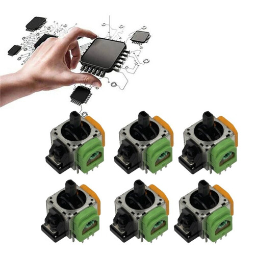 6 Pezzi Joystick Hall per  One/Serie S/X Joystick Elettromagnetico Hall IC Elettromagnetico Regolabile Ad Alta Precisione 2