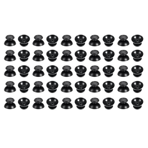 50pcs Replacement 3D Analog Joystick Thumb Sticks for PS5 Controller - High Precision Mushroom Cap Gamepad Thumbsticks