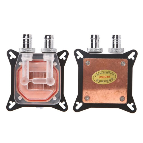 GPU Water Block Cooling Double Channel Copper Cooler for  Card Radiator 2