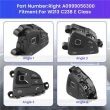 Pulsante Interruttore Volante per W213 C238 Classe e Destra A0999056300