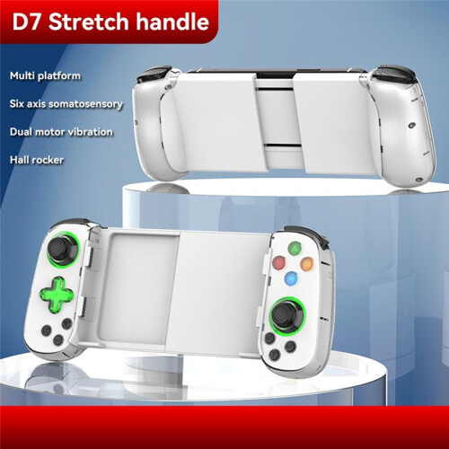 D8 Telescopic Game Controller with Turbo/6-Axis Gyro/Vibration Gamepad -Compatible5.2 for PS3  PC A 1