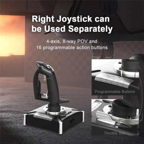 PXN 2119 Pro Flight Stick Joystick for PC Joystick Gamepad Flight Controller Stick Joystick Gaming Flight Controller 2