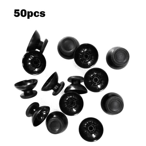 50pcs Replacement 3D Analog Joystick Thumb Sticks for PS5 Controller - High Precision Mushroom Cap Gamepad Thumbsticks 1