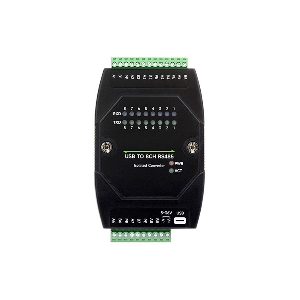Industrial Usb To 8-Channel Rs485 Isolated Converter Rs485 Serial Communication Converter Module With Signal Isolation 6033134699448
