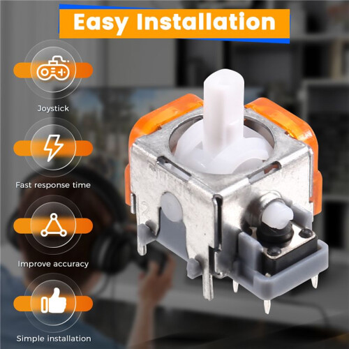6PCS TMR Electromagnetic Joystick for  PRO Gamepad TMR Joystick 3D Analog Thumb Stick Controller 2