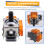 6 Pezzi per PS5 TMR Joystick Elettromagnetico per PS5 Gamepad TMR Joystick 3D Analog Thumb Stick Controller 2